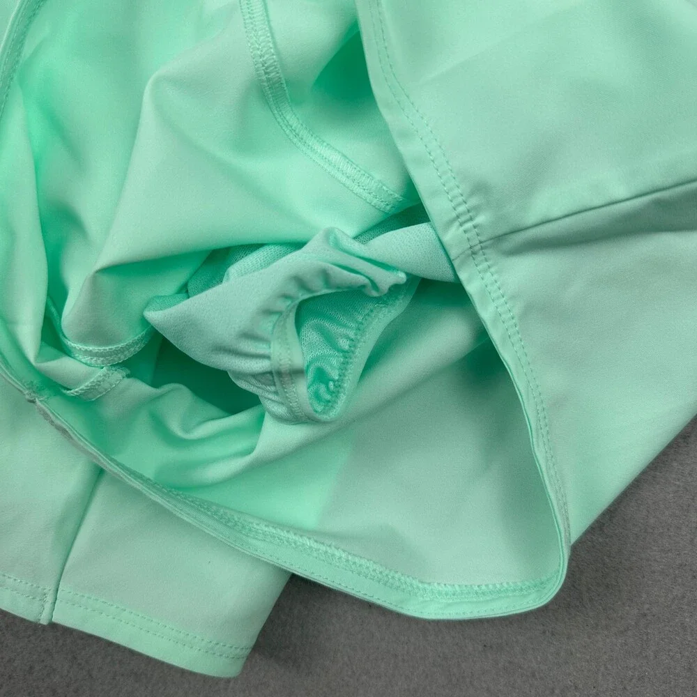 Nike Swift Running Shorts Women XS Green Dri-FIT Reflective Training Lining